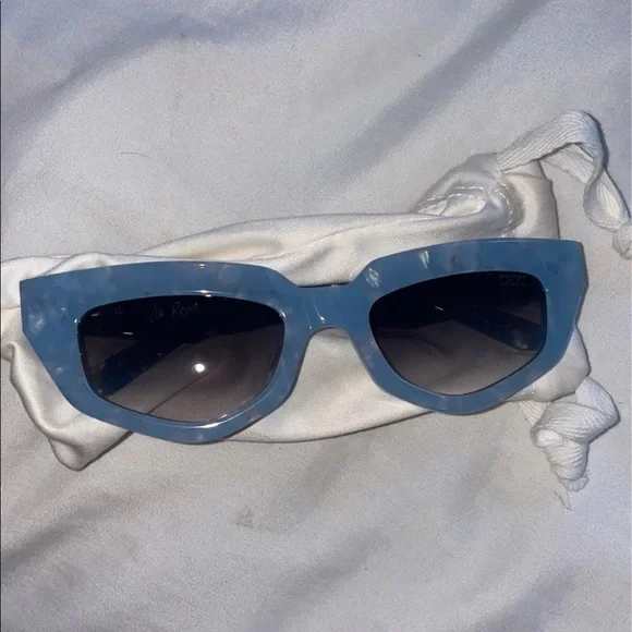 DEZI | Accessories | Blue Quartz Sunglasses | Poshmark display picture 1